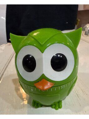 Kikkerland green Owlet Kitchen 60 minute Timer